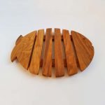 Fish shaped Olive Wood-Trivet Wooden Trivet